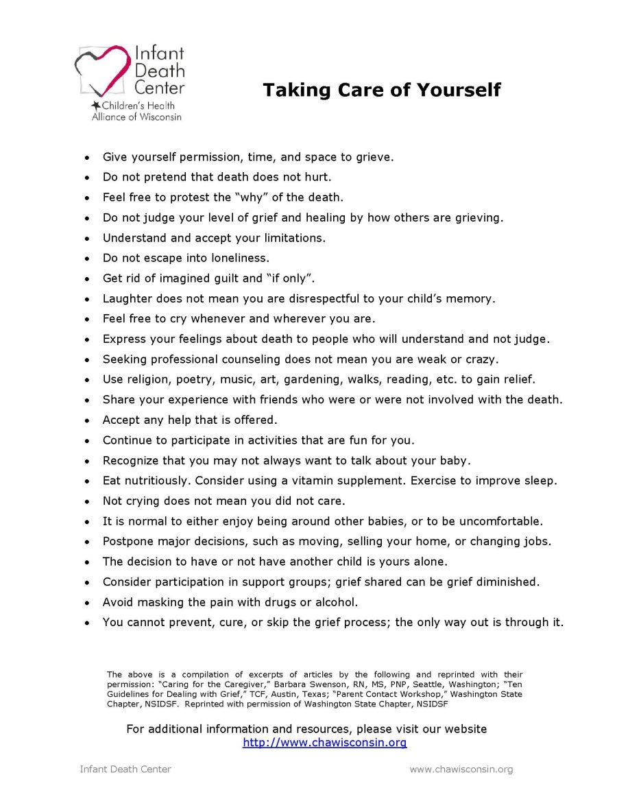 Taking Care of Yourself