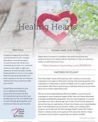 Healing Hearts Newsletter