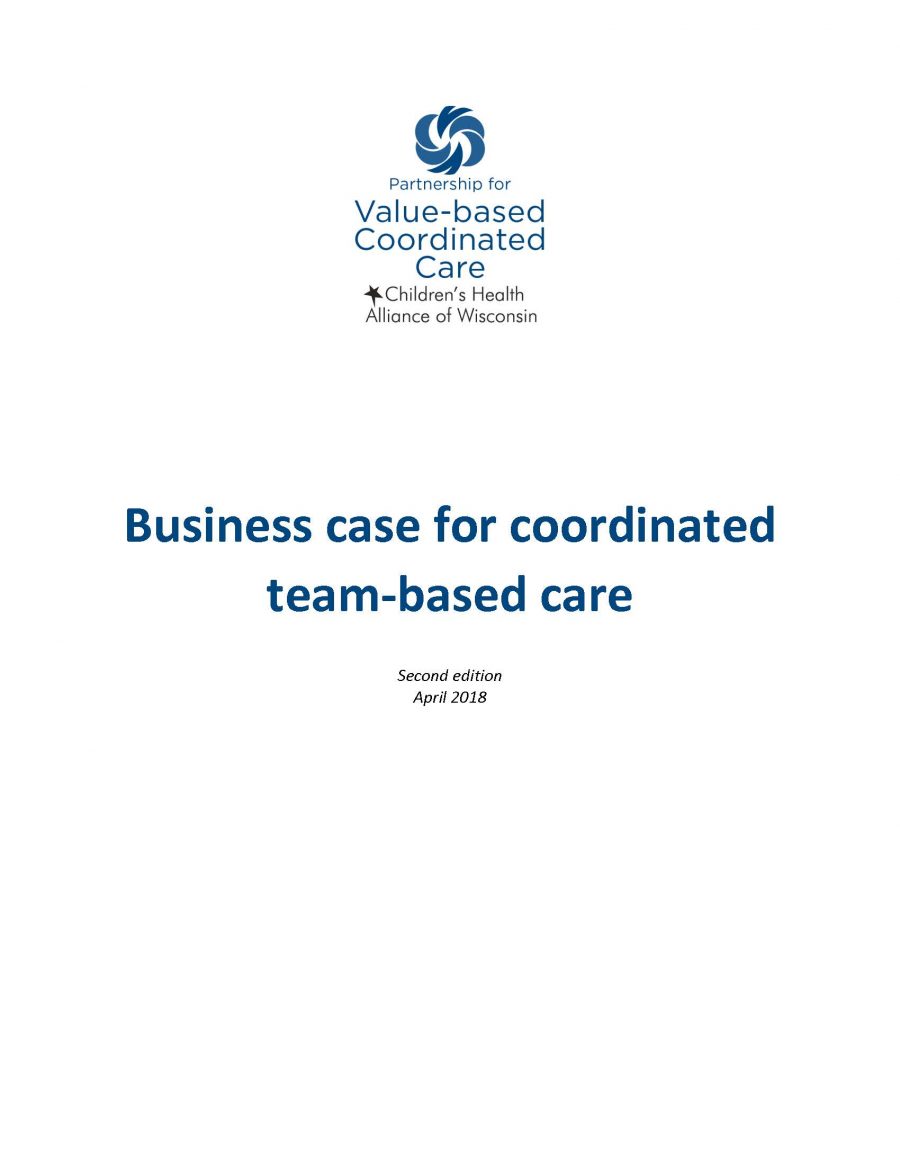Value Based Coordinated Care April 2018