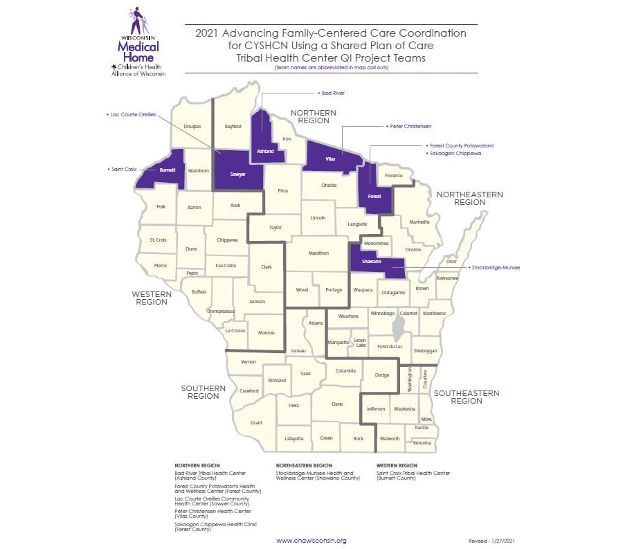 2022 Project Team Map