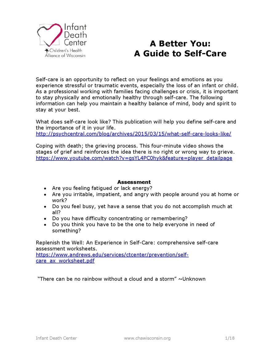 A Better You: Self-Care Guide